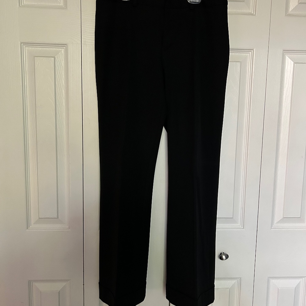 Nine West Cyndi Black Dress Pants 10P